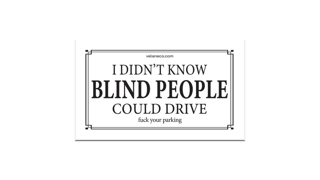 Set of 25 "I Didn't Know Blind People Could Drive" Cards